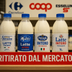 Latte di tre marche ritirato da Carrefour, Coop ed Esselunga: rischio contaminazione 20 Latte di tre marche ritirato da Carrefour, Coop ed Esselunga attenzione ai lotti contaminati