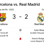 Barcelona vs Real Madrid finale Coppa Re: Clasico 2025 e highlights video 20 Tabellino finale Barcelona vs Real Madrid Coppa del Re 2025 – risultato 3-2 per il Barcellona