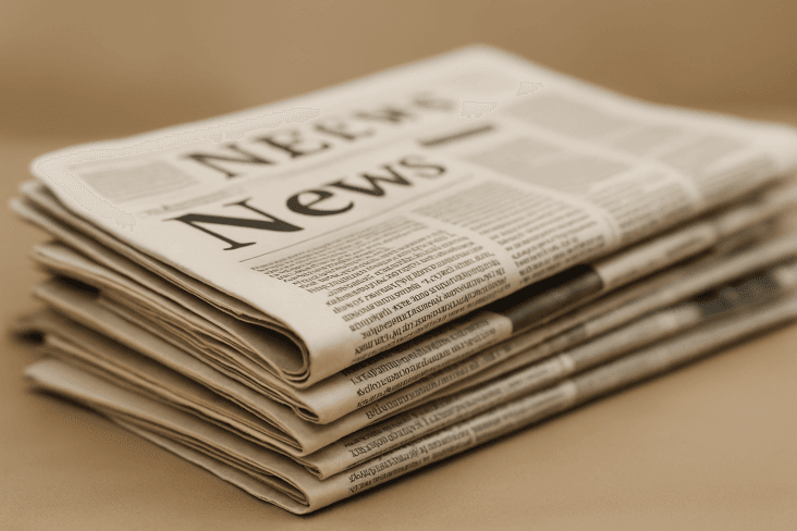 Rassegna stampa 28/04/2025 - Notizie Essenziale oggi 1 Stack di giornali per la rassegna stampa 28/04/2025