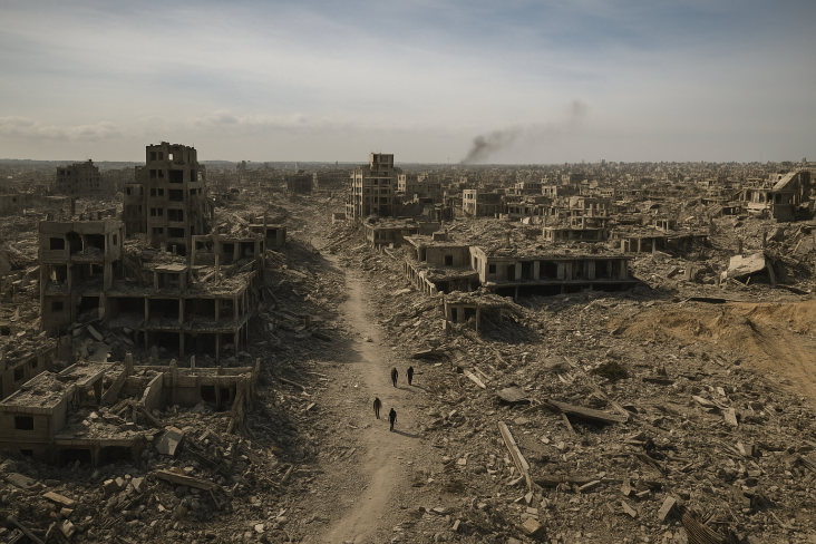 Bambini a Gaza tra le macerie, senza accesso alla scuola a causa del conflitto