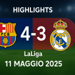 Barcellona-Real Madrid 4-3 Highlights: vittoria da titolo 21 Barcellona-Real Madrid 4-3 Highlights ufficiali DAZN