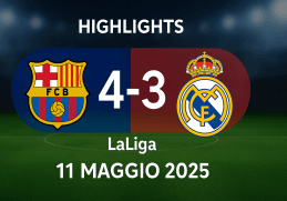 Barcellona-Real Madrid 4-3 Highlights ufficiali DAZN