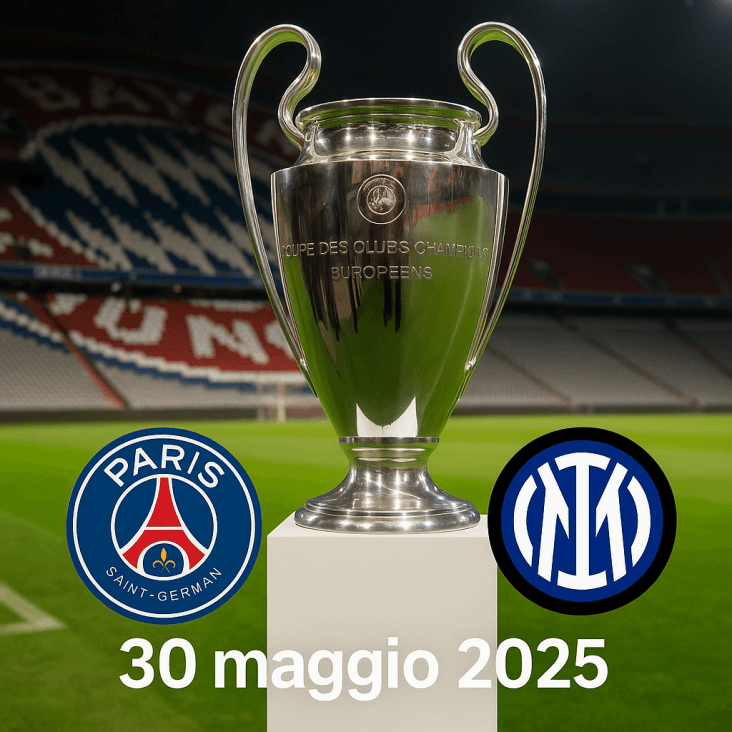 Finale Champions League 2025 tra Inter e PSG