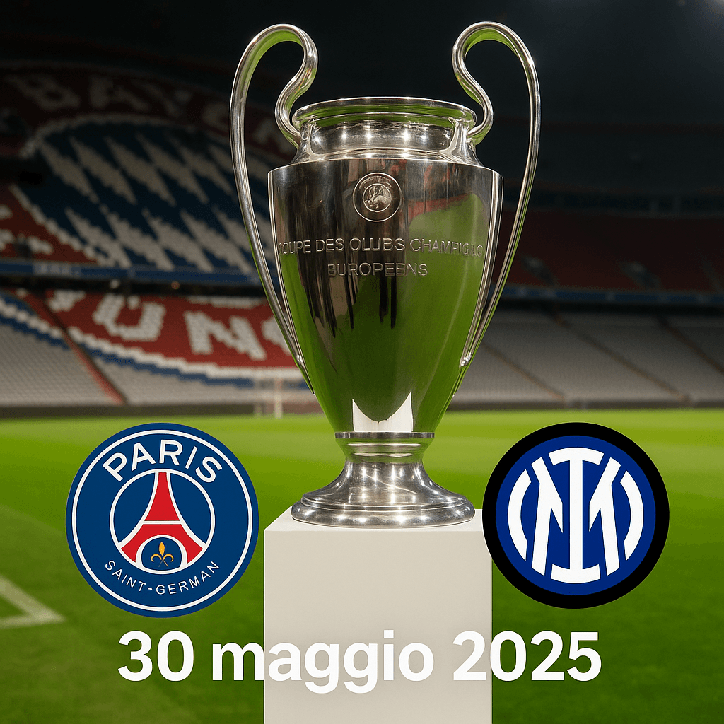 Finale Champions League 2025 tra Inter e PSG