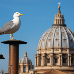 Perché il gabbiano si posa sul camino del Vaticano