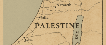 Mappa della Palestina prima del 1948 con nomi storici