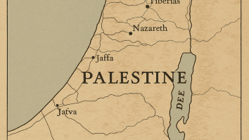 Mappa della Palestina prima del 1948 con nomi storici