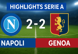 Napoli Genoa highlights video gol Serie A