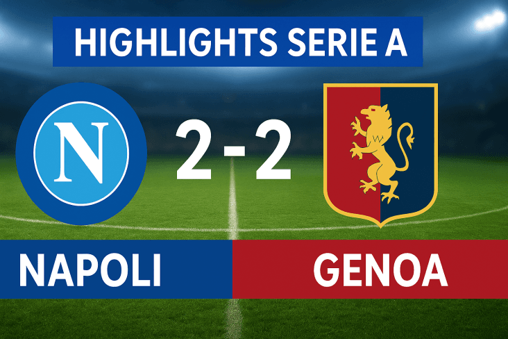 Napoli Genoa highlights: 2-2 che infiamma la Serie A 1 Napoli Genoa highlights video gol Serie A