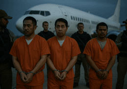 Migranti in Texas pronti alla deportazione in Libia, fermi sulla pista sotto scorta