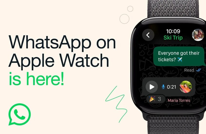 WhatsApp lancia l'app ufficiale per Apple Watch: un passo storico 2 WhatsApp lancia l'app ufficiale per Apple Watch, nuova app per inviare e ricevere messaggi vocali direttamente dall'orologio.