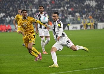 Coppa Italia Juventus Udinese: Luciano Spalletti preoccupato in panchina allo Stadium per l'assenza di Vlahovic contro l'Udinese.